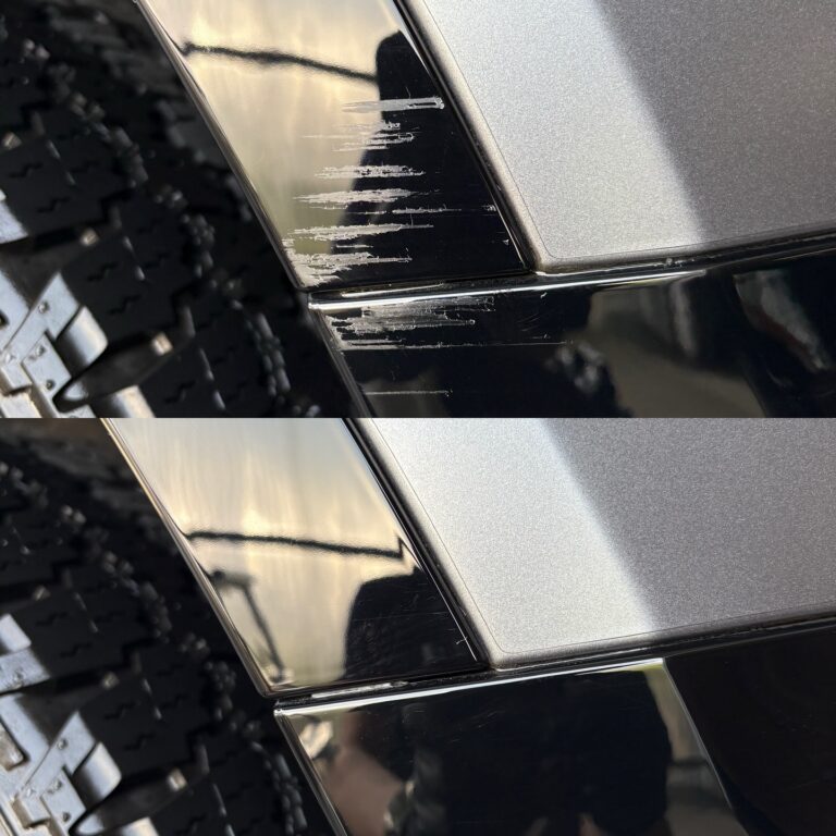 洗車して気になったので、チョコっと手を加えてキレイに致しました。