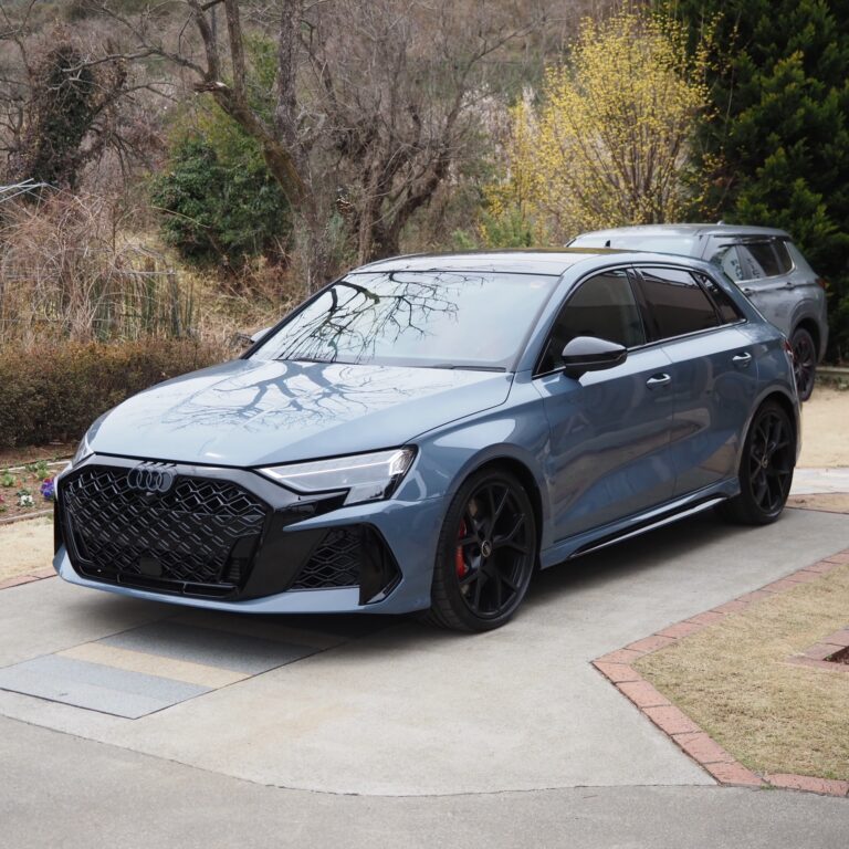 【埼玉・嵐山町のカーコーティング】新車アウディ RS3に最高峰「CeramicPro ION」を施工！7年耐久の圧倒的ツヤ